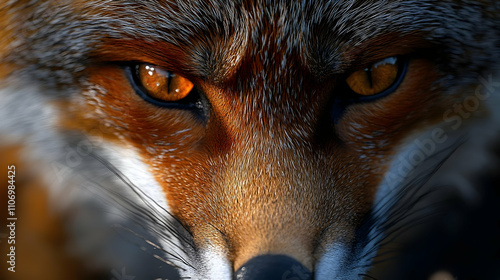 Red Fox Close-Up: Wild Eyes...