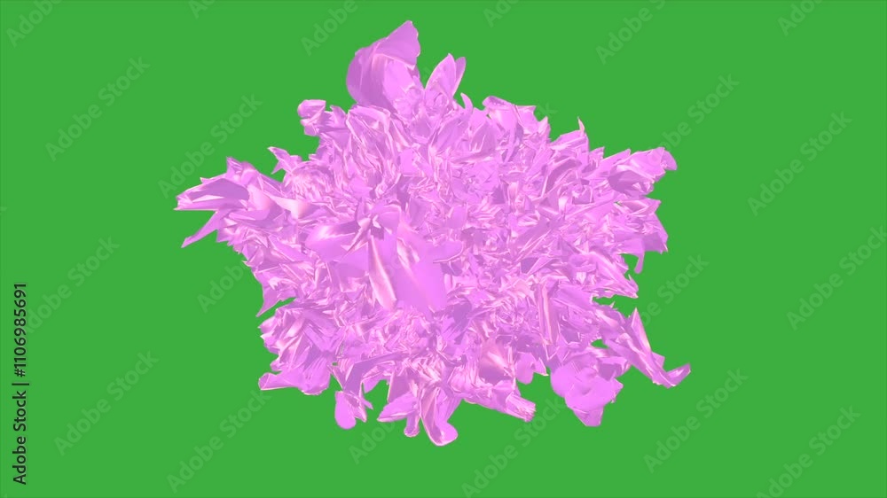 Animation video abstract moving on green screen background Animation video abstract moving on green screen background