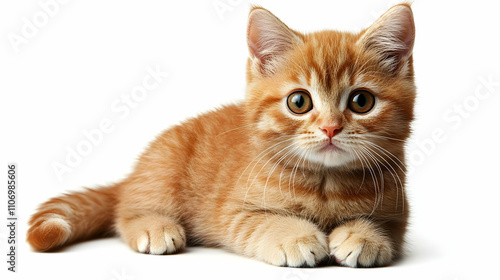 Adorable Ginger Kitten Pose...