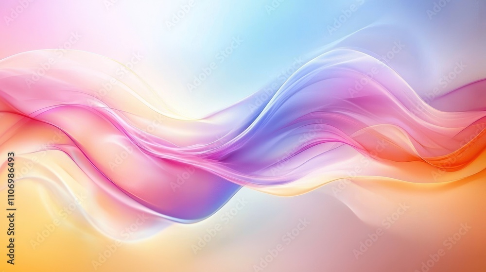 Obraz premium Abstract Colorful Wavy Pattern Background