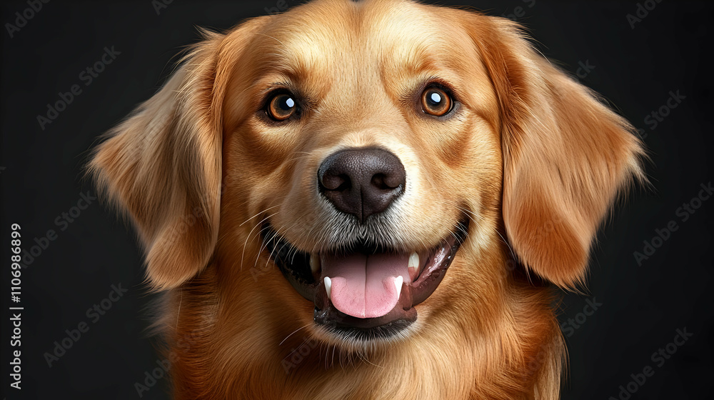 Golden Retriever's Joyful Smile: Canine Happiness, Dog Portraits, Pet Photography, Furry Friend, Animal Companionship, Golden Coat, Adorable Dog, Happy Expressions, Dog Breeds, Pet Love Golden Retriever's Joyful Smile: Canine Happiness, Dog Portraits, Pet Photography, Furry Friend, Animal Companionship, Golden Coat, Adorable Dog, Happy Expressions, Dog Breeds, Pet Love