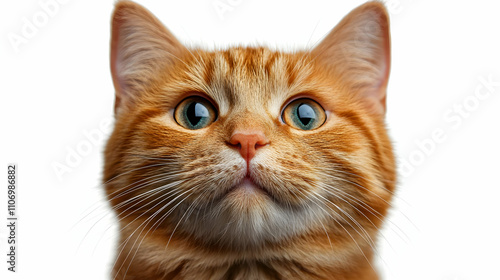 Adorable Ginger Cat with Wi...