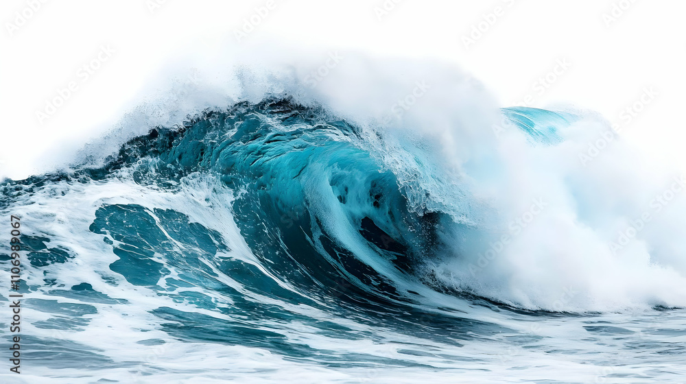 Obraz premium Ocean Wave Crashing: Power, Beauty, and Nature's Majesty