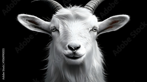Majestic Goat Portrait: Cap...