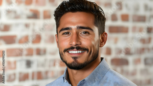 Smiling Man Shows Confidenc...