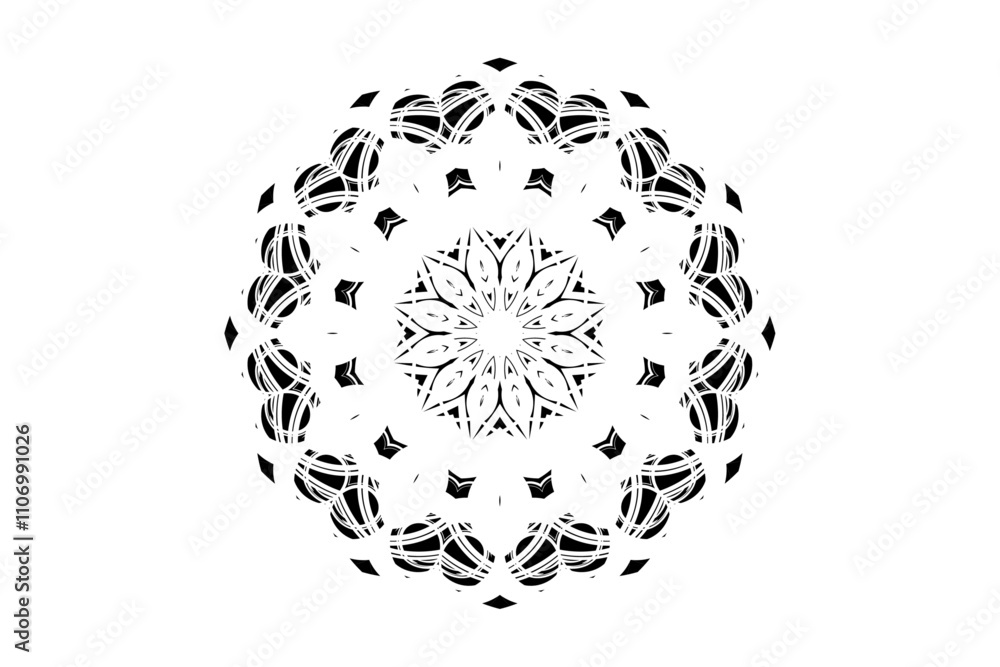Intricate Mandala Design Highlighting Depth and Symmetry with Petal Layers
Intricate Mandala Design Highlighting Depth and Symmetry with Petal Layers