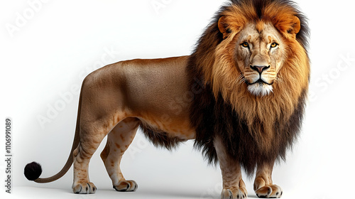 Majestic Lion Stands Proud,...