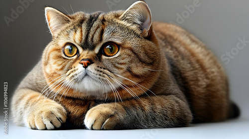 Adorable Cat Posing Gracefu...