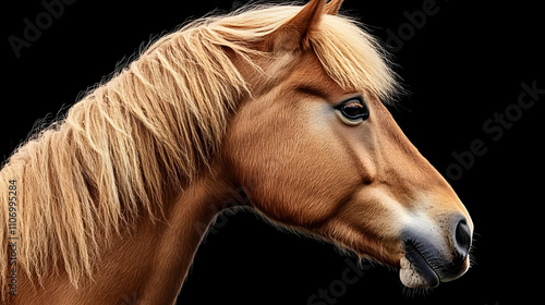 Majestic Chestnut Horse Pro...