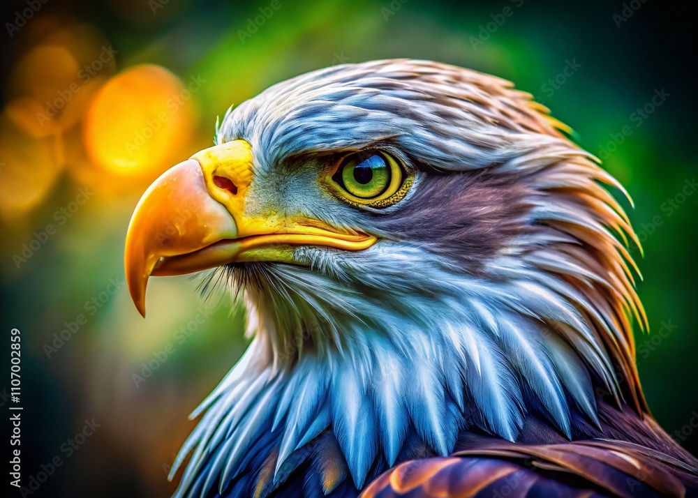 Macro Photography of a Modern Eagle Logo with Sharp Details and Vibrant Colors, Showcasing the Essence of Strength and Freedom in a Contemporary Design Macro Photography of a Modern Eagle Logo with Sharp Details and Vibrant Colors, Showcasing the Essence of Strength and Freedom in a Contemporary Design