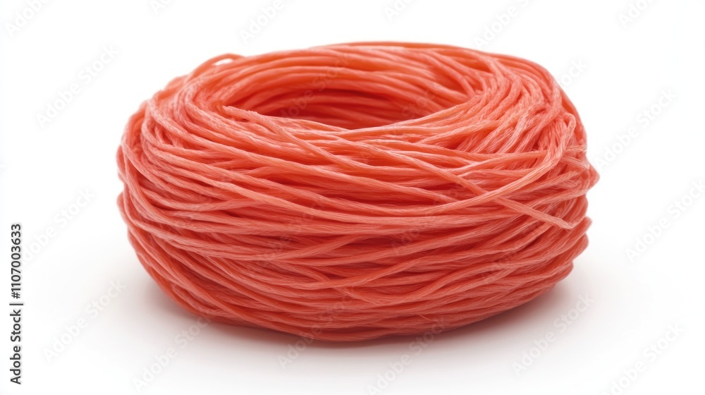 A Close-Up of a Roll of Red String