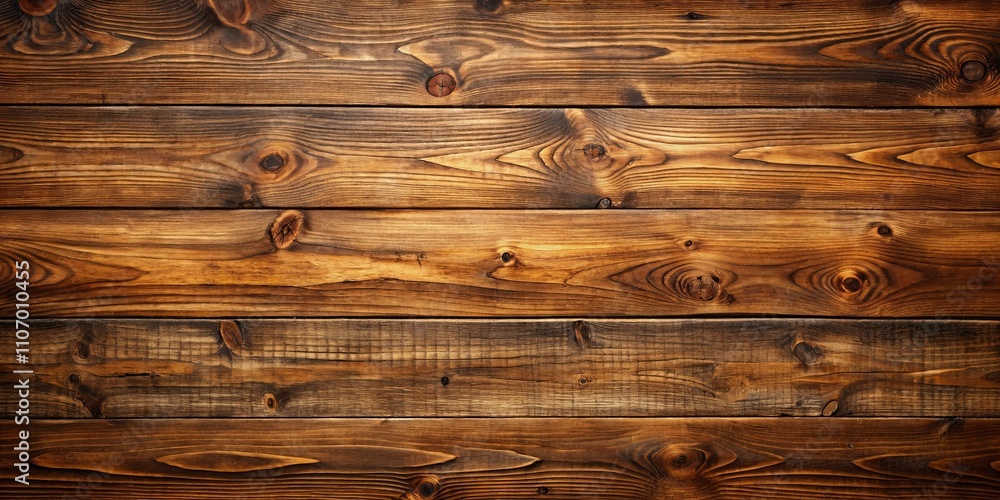 Naklejka premium Rustic Brown Wooden Planks Texture Background Image Ideal for Design Projects