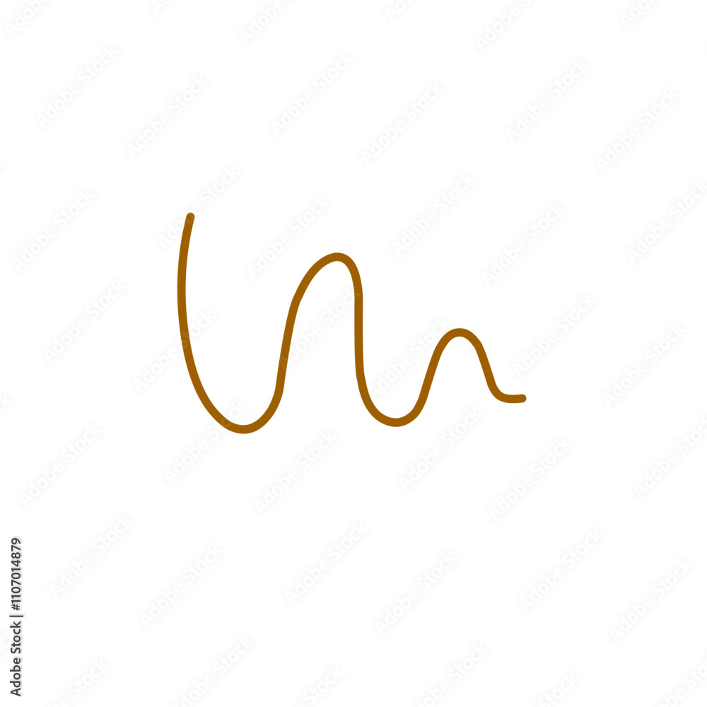 wavy brown line wavy brown line