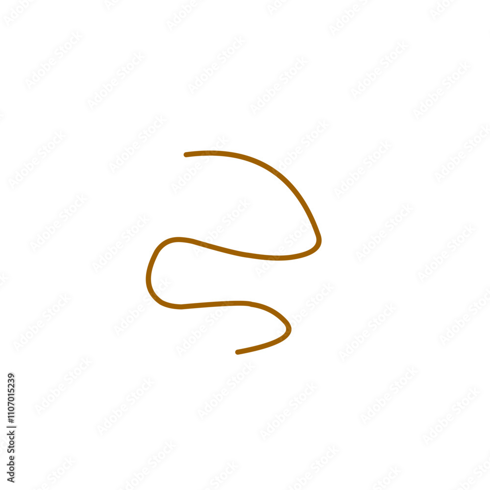 wavy brown line wavy brown line