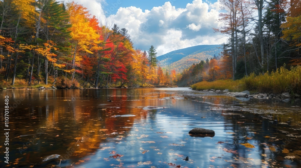 Fototapeta premium Scenic fall view