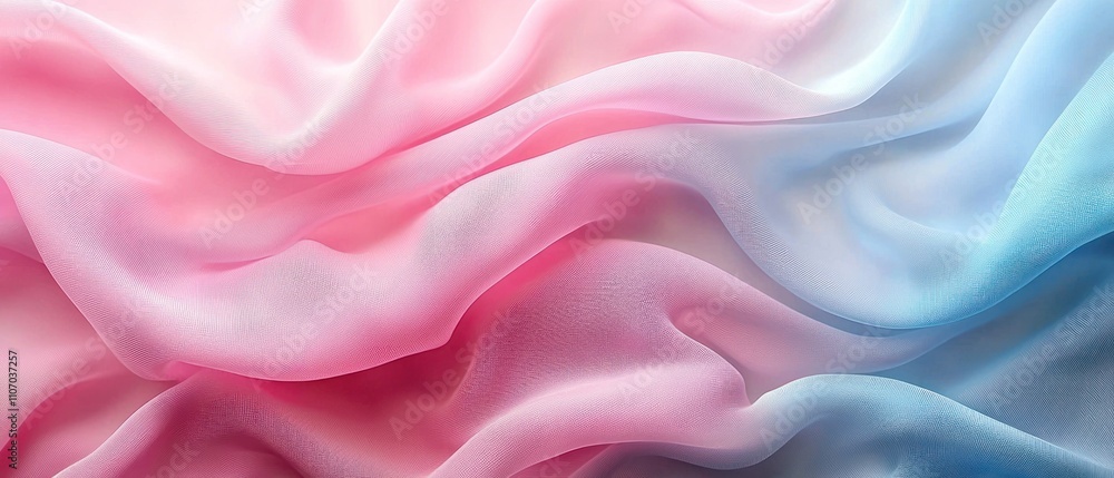 Abstract Wavy Pink and Blue Fabric Texture Abstract Wavy Pink and Blue Fabric Texture