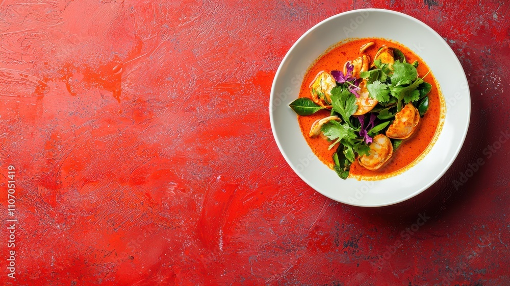 Fresh ingredients highlighted in vibrant thai cuisine restaurant kitchen photography Fresh ingredients highlighted in vibrant thai cuisine restaurant kitchen photography