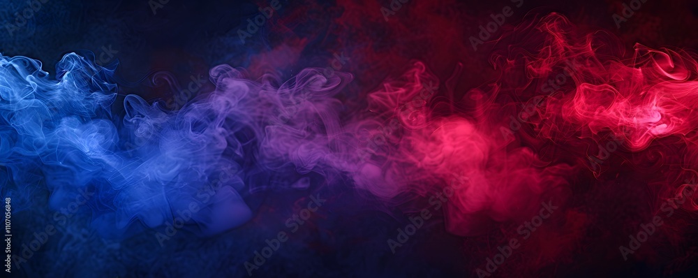 Abstract Blue And Red Smoke Swirls Background Abstract Blue And Red Smoke Swirls Background