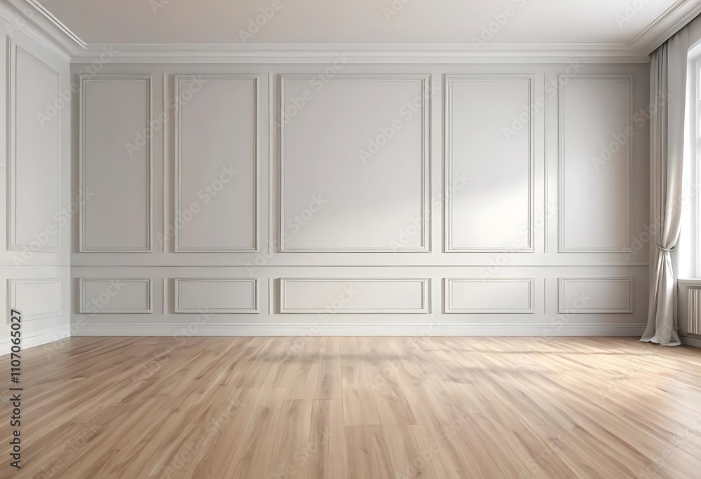 empty room with wooden floor empty room with wooden floor
