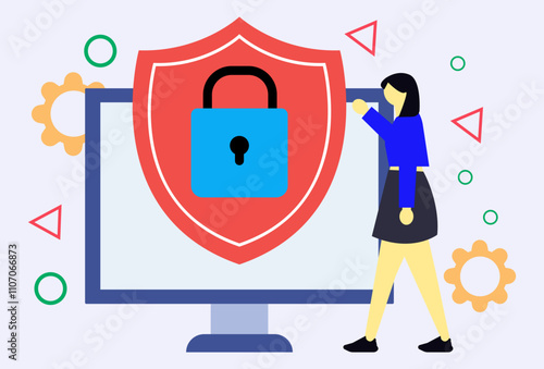 1008 - Antivirus Concept Illustration