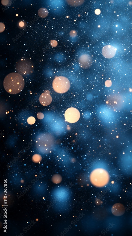 A dreamy background with soft, glowing orbs in shades of blue and gold, ideal for digital designs. A dreamy background with soft, glowing orbs in shades of blue and gold, ideal for digital designs.