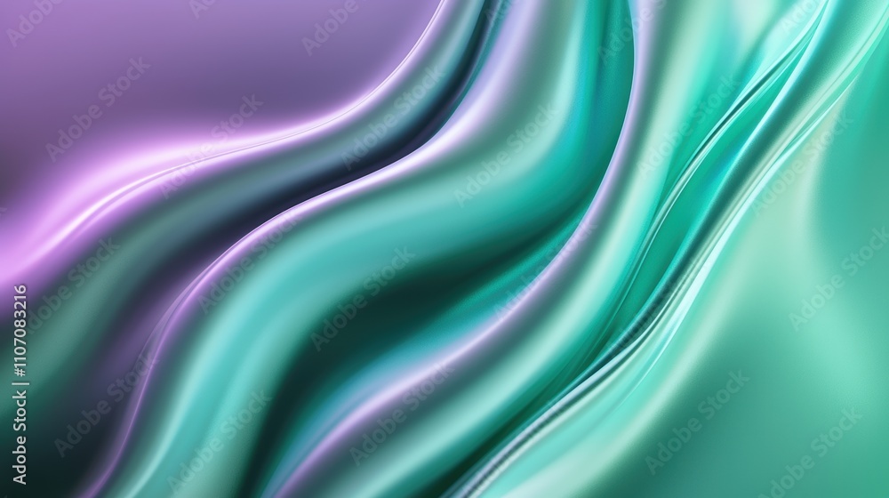 Obraz premium Neon and Futuristic Electric green and purple gradient with a glowing effect, representing digital technology and innovation.