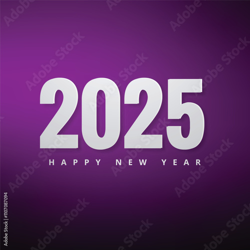 Happy new year 2025 wishes celebration background