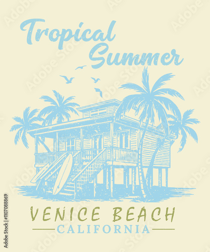 tropical summer t shirt, Beach Paradise Print t shirt graphics design, typography slogan on palm trees background. t vintage t-shirt print design for vector graphic,surfing beach resort with nature.