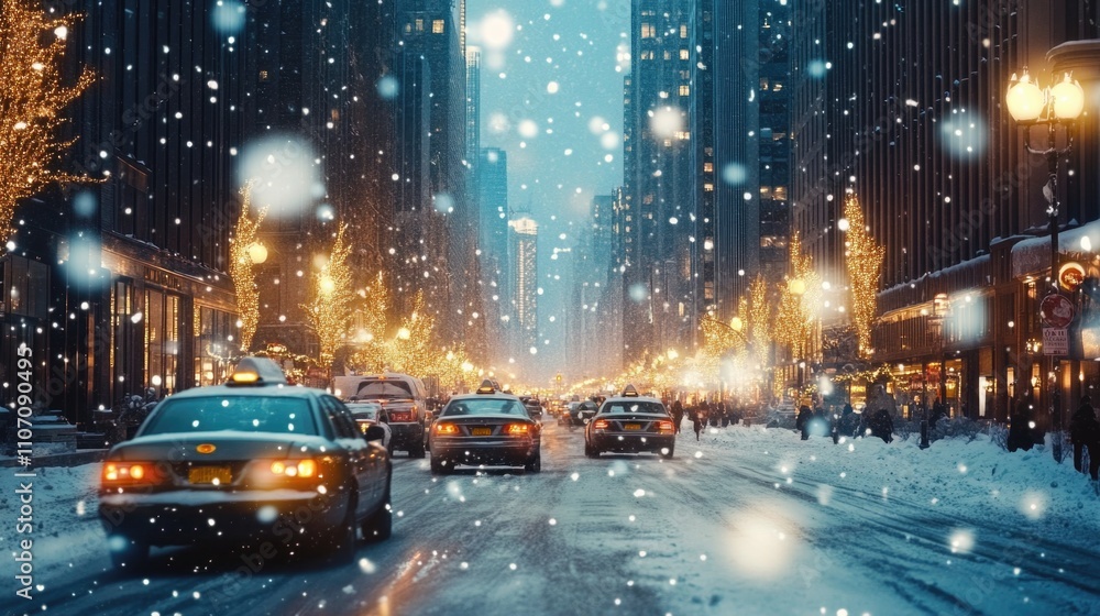 a magical snowy modern city with cars rushing to celebrate Christmas --ar 16:9 --v 6.1 Job ID: e04ba7e4-4408-4512-9189-ad0a9f5366a6 a magical snowy modern city with cars rushing to celebrate Christmas --ar 16:9 --v 6.1 Job ID: e04ba7e4-4408-4512-9189-ad0a9f5366a6