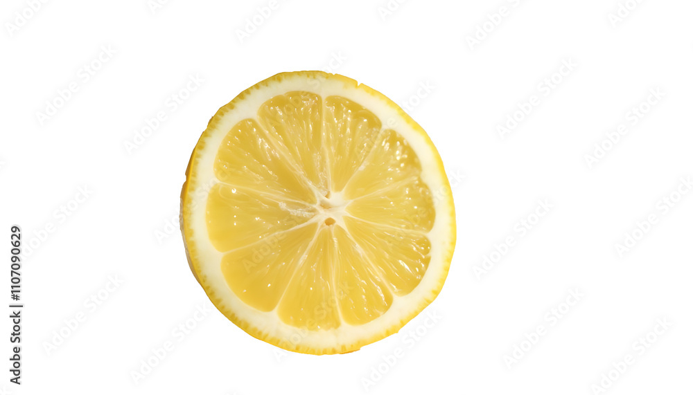 slice of lemon sitting alone on a transparent background slice of lemon sitting alone on a transparent background