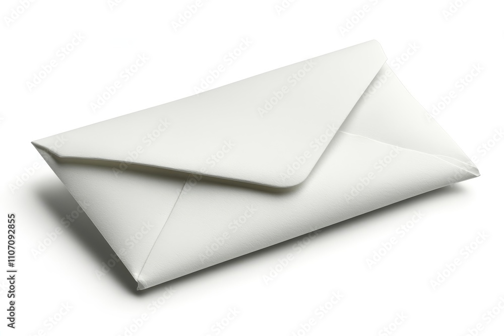 Blank White Envelope Mockup: Simple, Clean Design Blank White Envelope Mockup: Simple, Clean Design