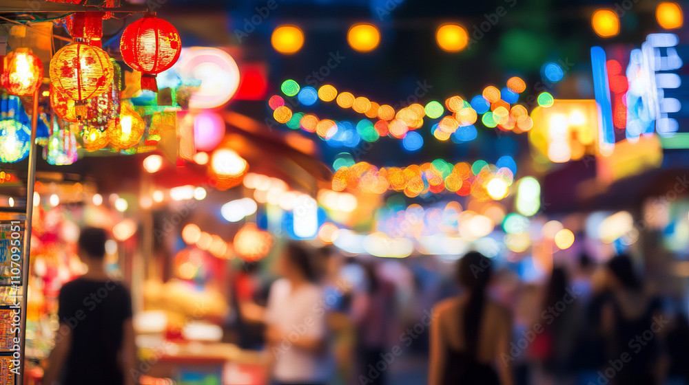Captivating Vibes of the Asian Night Market: A Luminous Experience Captivating Vibes of the Asian Night Market: A Luminous Experience