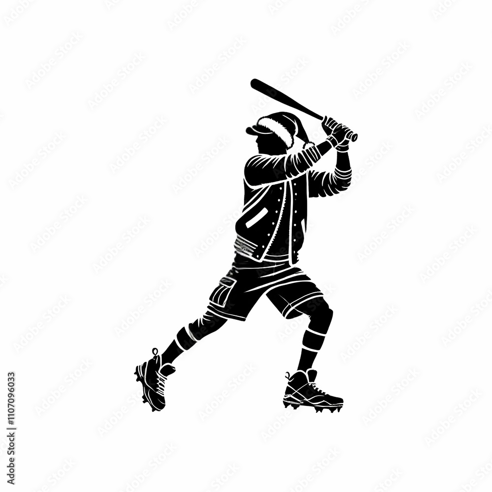 Fototapeta premium Baseball players in various positions