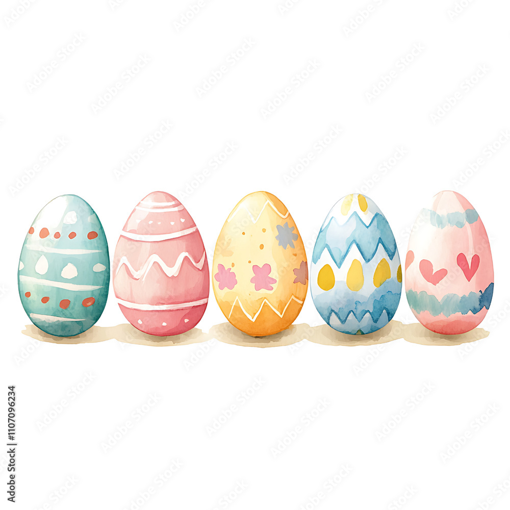 Cute watercolor clipart isolated on white background. Cute watercolor clipart isolated on white background.
