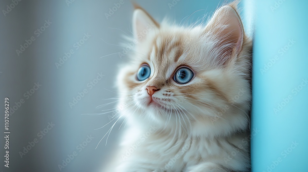 Obraz premium white cat