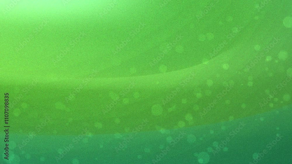 Green seamless looping animation gradient background with grainy ...