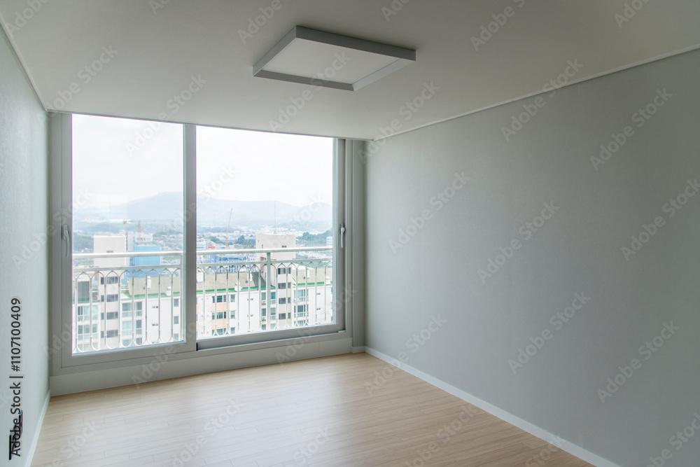 Fototapeta premium bedroom interior in the apartment
