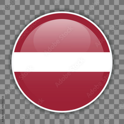 Latvian flag icon on checkered background. Vector icon for mobile apps, UI or web design Free Download Latvian flag icon on checkered background. Vector icon for mobile apps, UI or web design - GFXLoad