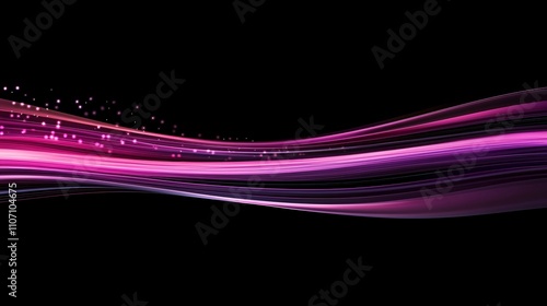 Light beams passing through fiber optic filaments, symbolizing seamless data communication