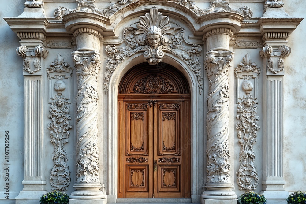 Magnificent Ornate Doorway: A Masterpiece of Classical Architecture Magnificent Ornate Doorway: A Masterpiece of Classical Architecture