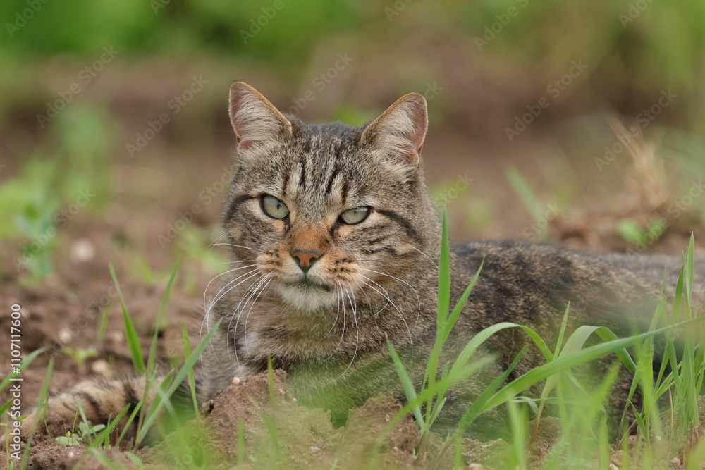 super cute cat in the grass, brown cat looks through blades of grass, beautiful cat in the field, tomcat in the meadow super cute cat in the grass, brown cat looks through blades of grass, beautiful cat in the field, tomcat in the meadow
