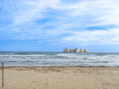 Maiden's Castle (Kiz Kalesi) Drone Photo, Erdemli Mersin, Turkey Maiden's Castle (Kiz Kalesi) Photo, Erdemli Mersin, Turkey photo