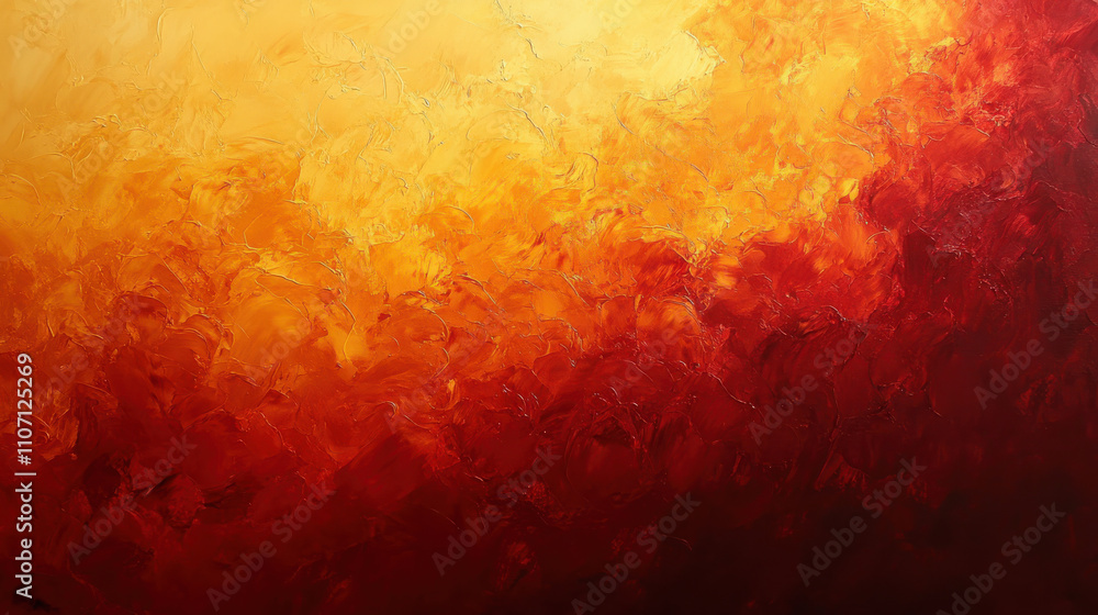 Vibrant maroon and ochre tones blend beautifully in this abstract artwork Vibrant maroon and ochre tones blend beautifully in this abstract artwork