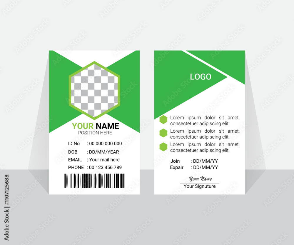 Creative corporate Id card design Creative corporate Id card design