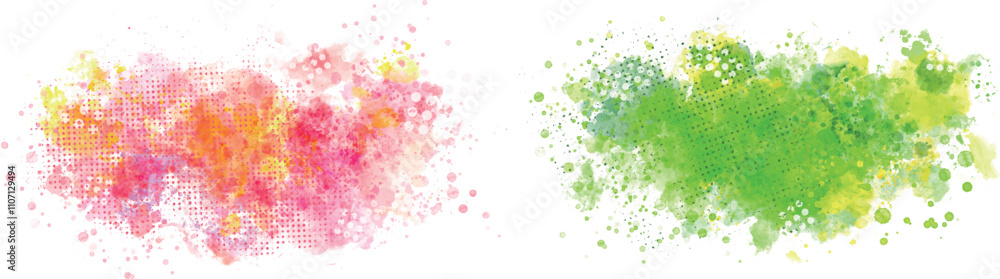 Obraz premium watercolor vector stains; background for texts
