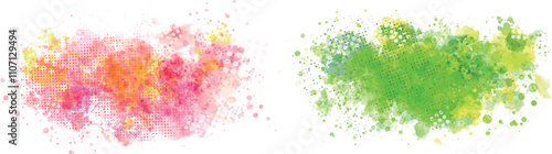 watercolor vector stains; background for texts