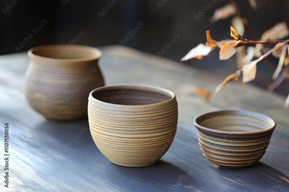 Textured smooth clay, earthy brown tones with visible natural grooves and soft reflections, rustic and calming Textured smooth clay, earthy brown tones with visible natural grooves and soft reflections, rustic and calming