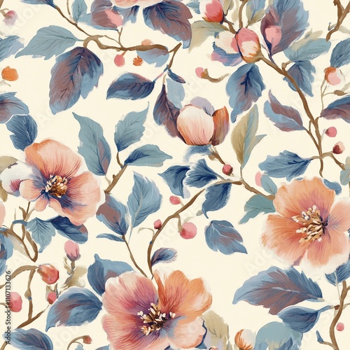 fancy allover pattern seamless floral pattern new digital print textile design
