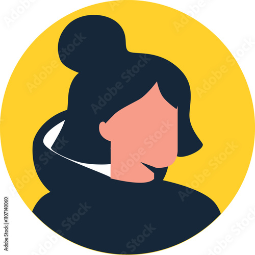 People avatars. Icons for games, online communities, web forums. Vector illustration in flat cartoon style