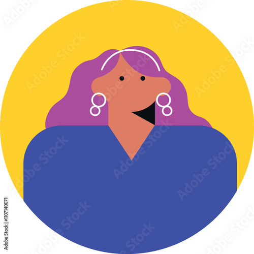 People avatars. Icons for games, online communities, web forums. Vector illustration in flat cartoon style